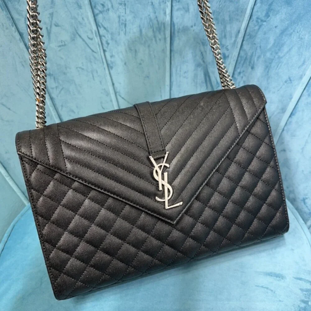 Yves Saint Laurent Large Envelope Two-way Bag - Picture 4 of 9